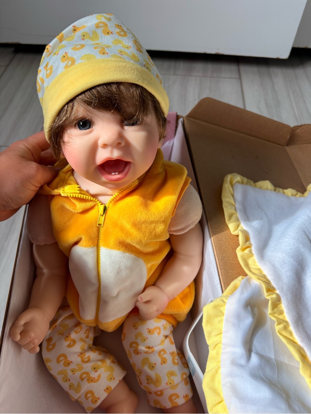 Aori Reborn Baby - 20" Realistic Newborn LIfelike Baby Doll In Duck Outfit